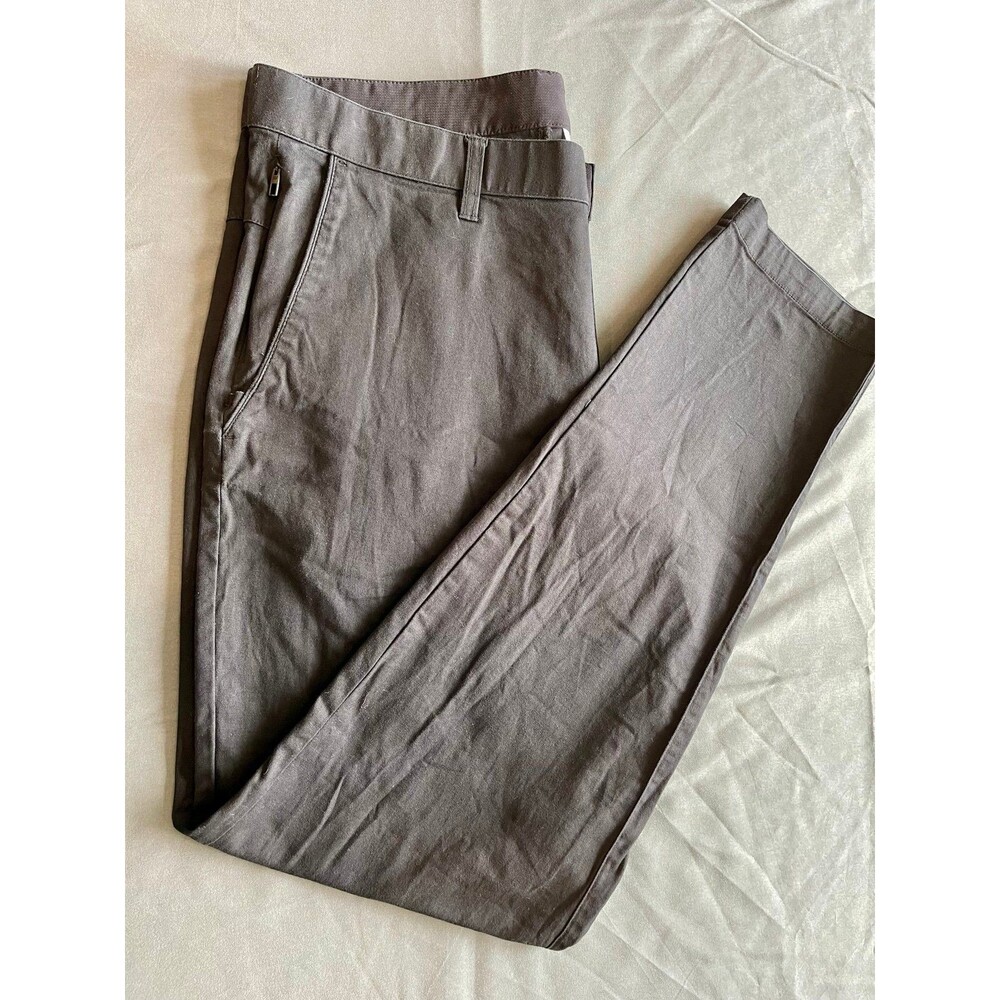 Fabletics Men's High Side Chino - 34x34 - Black